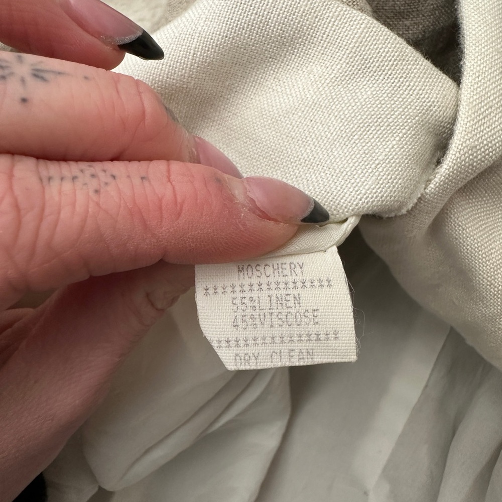 Moschery linen blazer - Picture 5 of 7